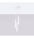 Prysm 3 Light Cluster Pendant Ceiling Light White-3