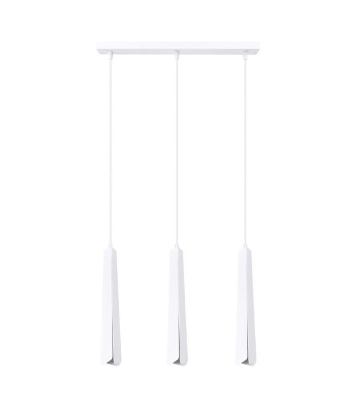 Prysm 3 Light Bar Pendant Ceiling Light White-1