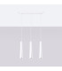 Prysm 3 Light Bar Pendant Ceiling Light White-3