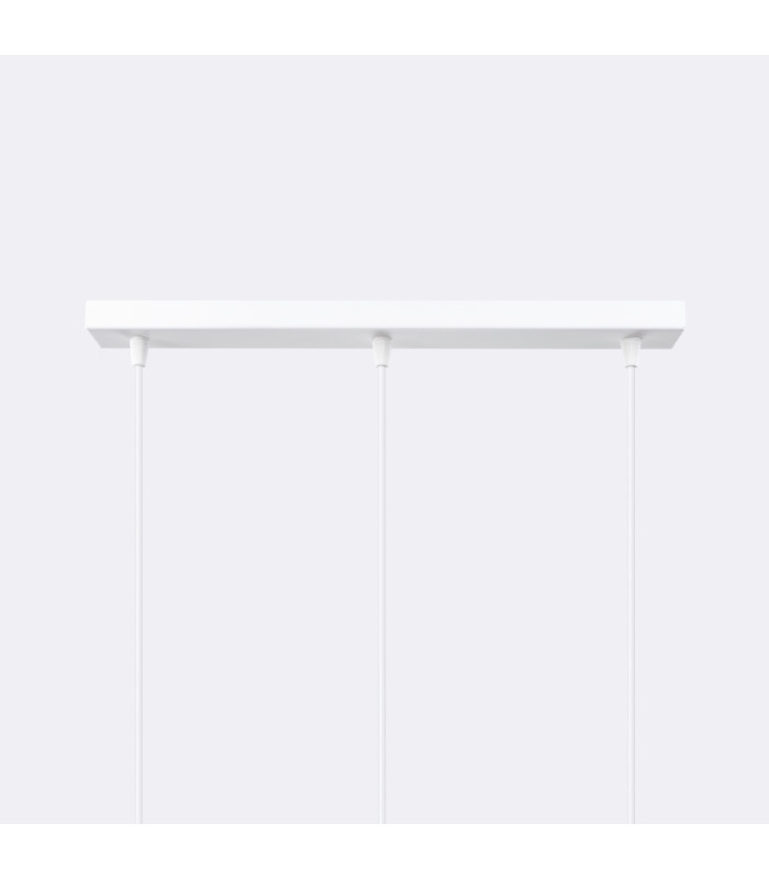 Prysm 3 Light Bar Pendant Ceiling Light White-5