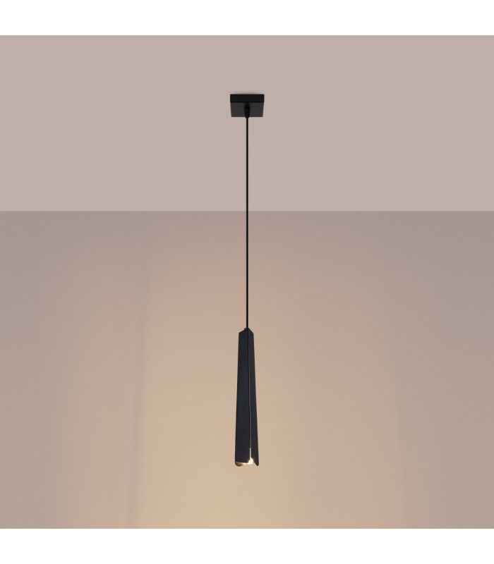 Prysm Slim Pendant Ceiling Light Black-2