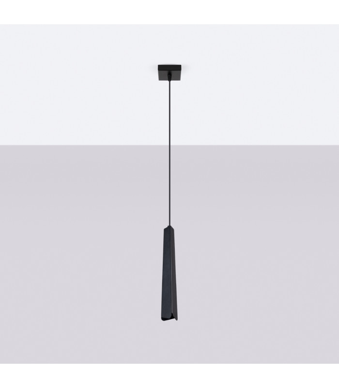Prysm Slim Pendant Ceiling Light Black-3