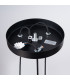 Prysm 3 Light Cluster Pendant Ceiling Light Black-4