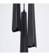 Prysm 3 Light Cluster Pendant Ceiling Light Black-6