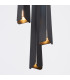 Prysm 3 Light Cluster Pendant Ceiling Light Black-8