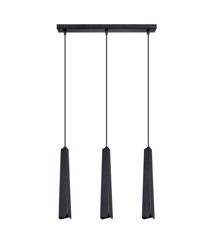 Prysm 3 Light Bar Pendant Ceiling Light Black-1