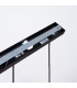 Prysm 3 Light Bar Pendant Ceiling Light Black-4