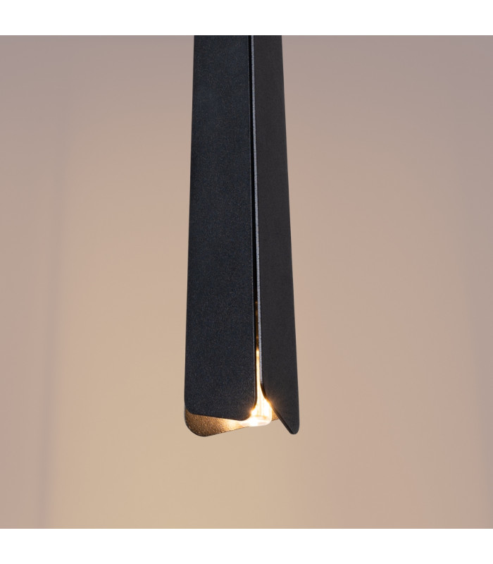 Prysm 3 Light Bar Pendant Ceiling Light Black-7