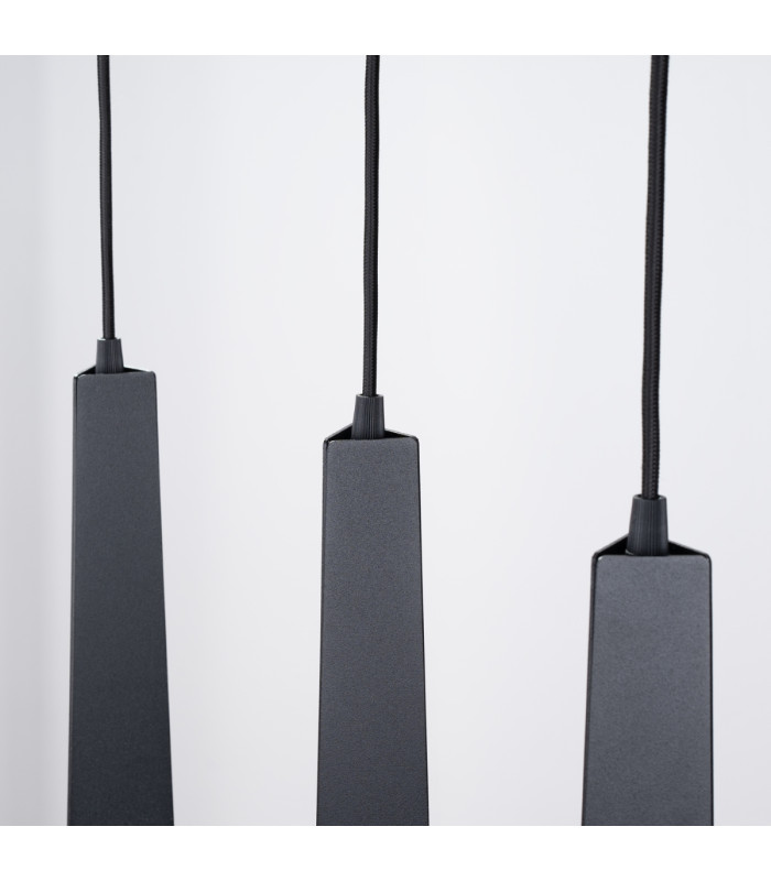 Prysm 3 Light Bar Pendant Ceiling Light Black-9