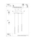 Prysm 3 Light Bar Pendant Ceiling Light Black-13