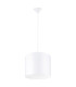 Nova Cylindrical Pendant Ceiling Light 30cm White-1