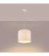 Nova Cylindrical Pendant Ceiling Light 30cm White-2