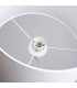 Nova Cylindrical Pendant Ceiling Light 30cm White-5