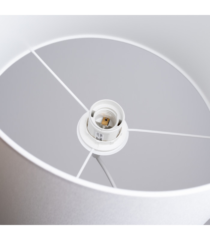 Nova Cylindrical Pendant Ceiling Light 30cm White-5