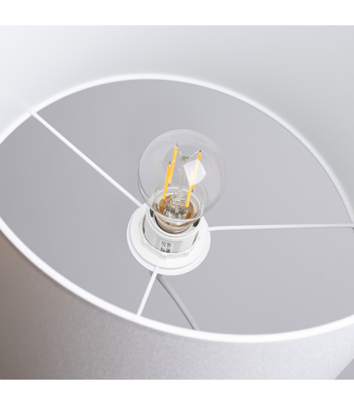 Nova Cylindrical Pendant Ceiling Light 30cm White-6