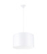 Nova Cylindrical Pendant Ceiling Light 40cm White-1