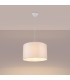 Nova Cylindrical Pendant Ceiling Light 40cm White-2