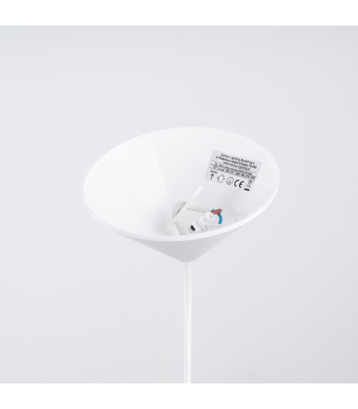 Nova Cylindrical Pendant Ceiling Light 40cm White-4