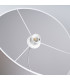 Nova Cylindrical Pendant Ceiling Light 40cm White-5