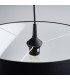 Nova Cylindrical Pendant Ceiling Light 40cm Black-7