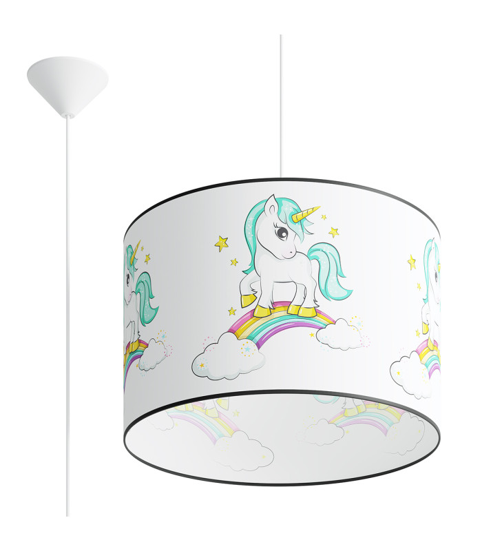 Unicorn Cylindrical Pendant Ceiling Light 40cm-1