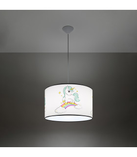 Unicorn Cylindrical Pendant Ceiling Light 40cm-2