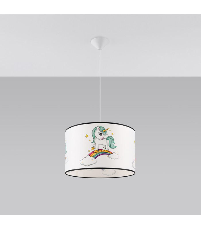 Unicorn Cylindrical Pendant Ceiling Light 40cm-3