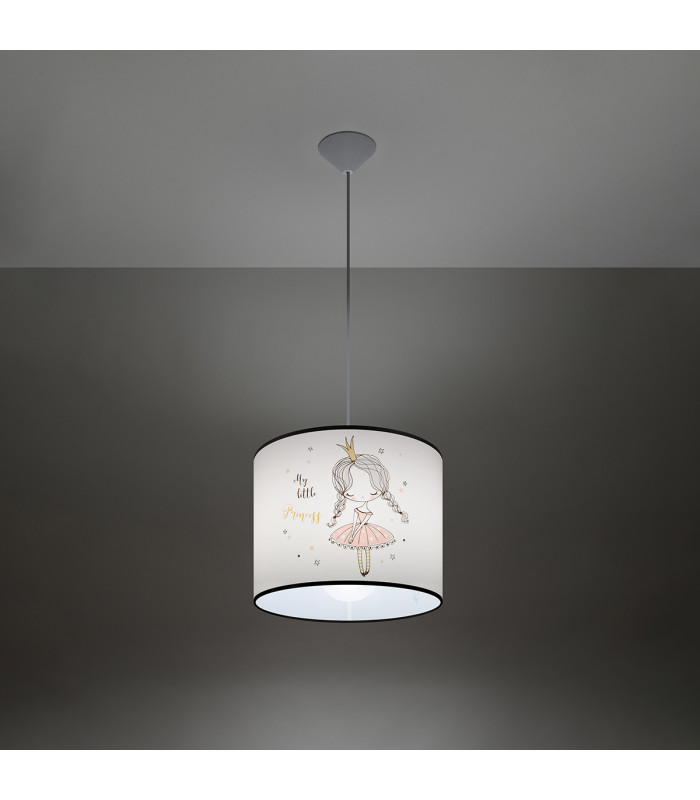 Princess Cylindrical Pendant Ceiling Light 30cm-2