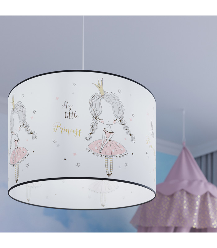 Princess Cylindrical Pendant Ceiling Light 30cm-9