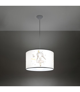 Princess Cylindrical Pendant Ceiling Light 40cm-2