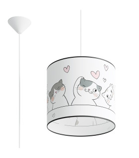 Cat Cylindrical Pendant Ceiling Light 30cm-1