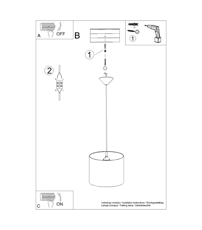 Cat Cylindrical Pendant Ceiling Light 30cm-6