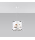 Koty Cylindrical Pendant Ceiling Light Kitty 30cm-3