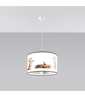 Koty Cylindrical Pendant Ceiling Light Kitty 40cm-2