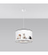 Koty Cylindrical Pendant Ceiling Light Kitty 40cm-3