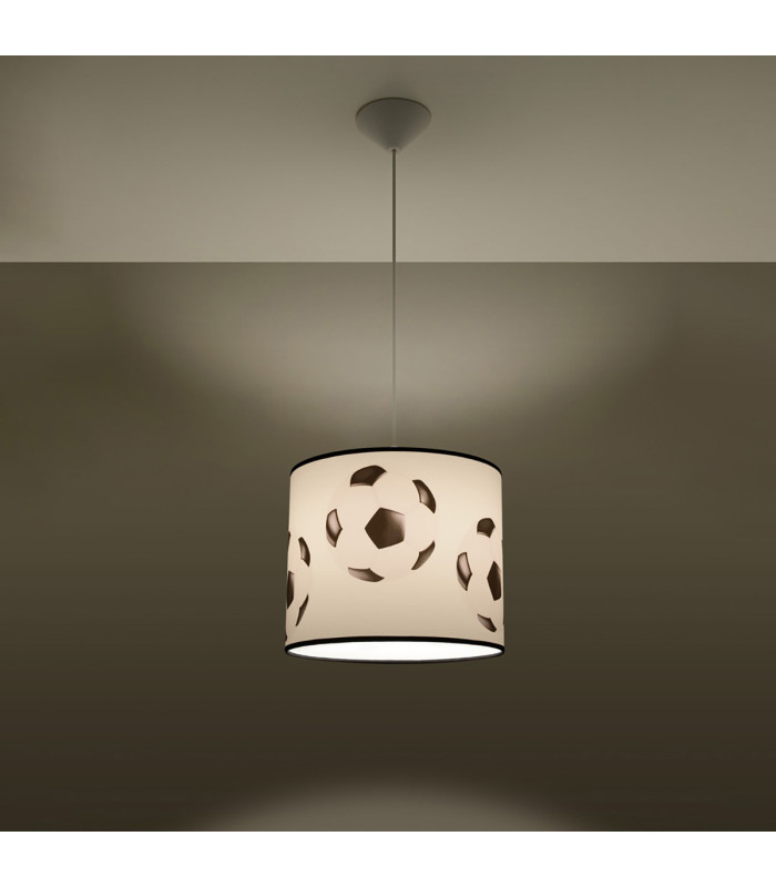 Piłka Cylindrical Pendant Ceiling Light Football A 30cm-2