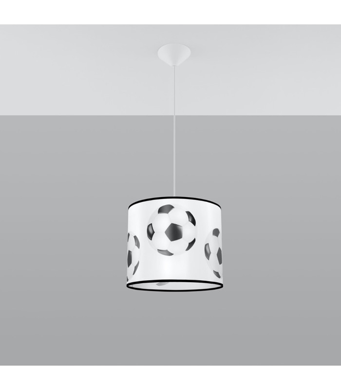 Piłka Cylindrical Pendant Ceiling Light Football A 30cm-3