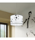 Piłka Cylindrical Pendant Ceiling Light Football A 30cm-8
