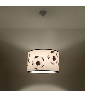 Piłka Cylindrical Pendant Ceiling Light Football A 40cm-2