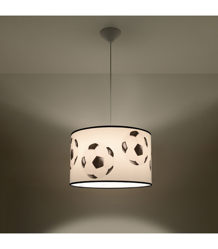 Piłka Cylindrical Pendant Ceiling Light Football A 40cm-2