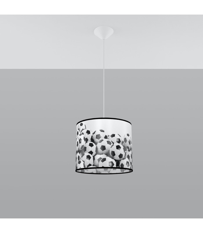 Piłka Cylindrical Pendant Ceiling Light Football B 30cm-3