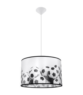 Piłka Cylindrical Pendant Ceiling Light Football B 40cm-1