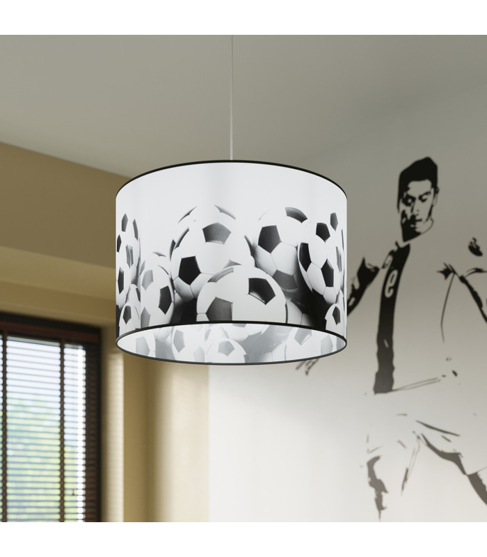 Piłka Cylindrical Pendant Ceiling Light Football B 40cm-8