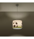 Piłka Cylindrical Pendant Ceiling Light Football C 30cm-2