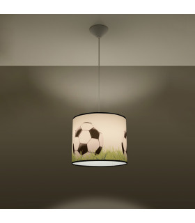 Piłka Cylindrical Pendant Ceiling Light Football C 30cm-2