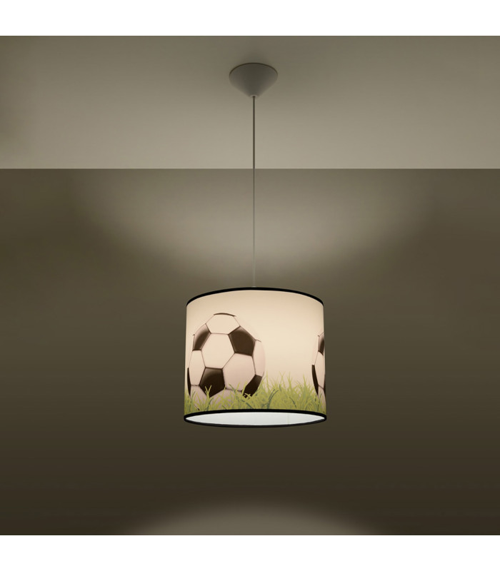 Piłka Cylindrical Pendant Ceiling Light Football C 30cm-2