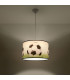 Piłka Cylindrical Pendant Ceiling Light Football C 40cm-2
