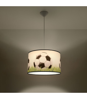 Piłka Cylindrical Pendant Ceiling Light Football C 40cm-2
