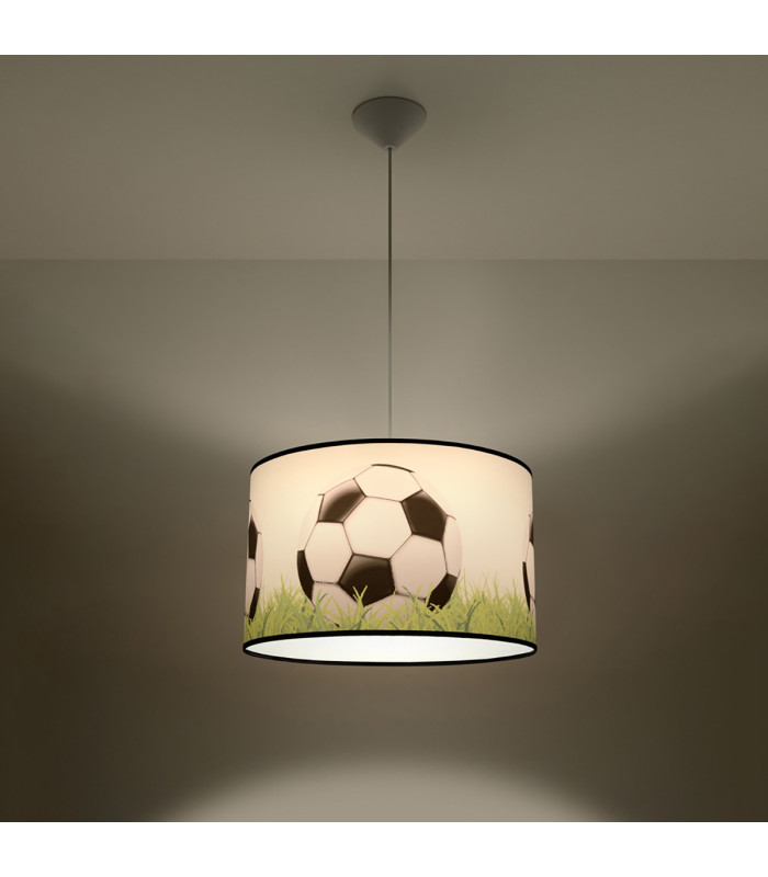 Piłka Cylindrical Pendant Ceiling Light Football C 40cm-2