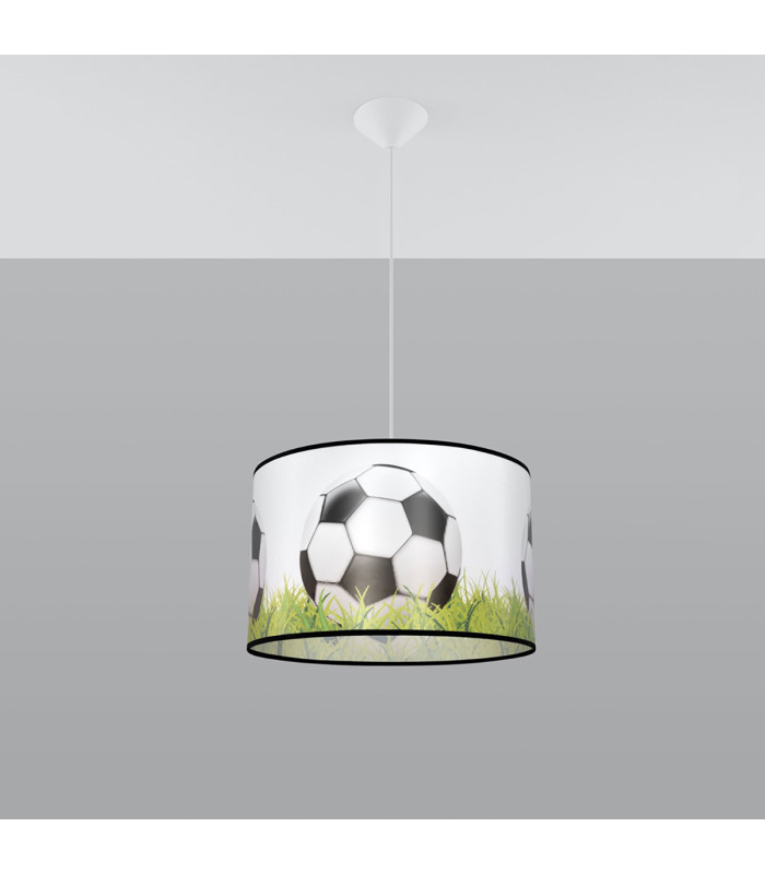 Piłka Cylindrical Pendant Ceiling Light Football C 40cm-3